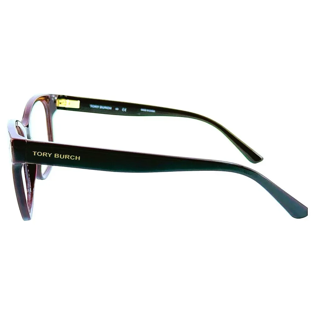 Tory Burch TY4003 Womens Plastic Eyeglass Frame 1681 Bordeaux 51-19 Spring Hinge